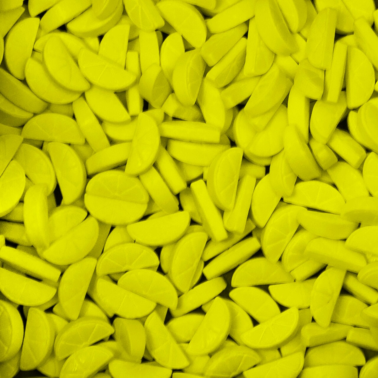 Krazy Sprinkles - Lemon Slices (1/2 Cup, 1x Jar) for Cakes, Ice Cream & Cookies
